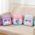 For Demon Hunters mini crossbody bag, For Korean idol,also a shoulder bag, features a cartoon pattern design. (purple)