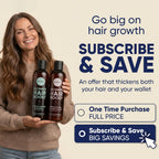 Moerie Hair Growth Shampoo And Conditioner For Women And Men, Hair Loss Solution With Biotin And Rosemary, Thickening Shampoo And Conditioner For Thinning Hair – Promotes Regrowth