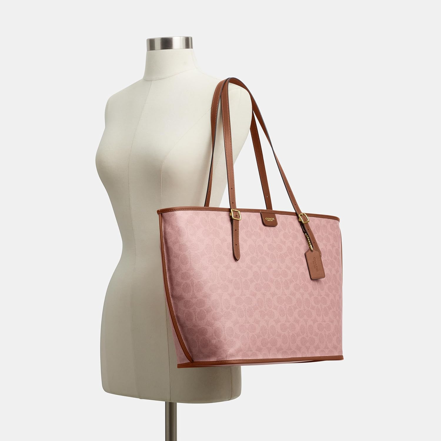 Coach Taxi Tote Bag In Signature Canvas