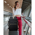 Lovevook 40L Travel Backpack Flight Approved Carry On Backpack,3 Packing Cubes,Waterproof Personal Item Travel Bag,Tsa Carry On Luggage Suitcase Travel Essentials,Gifts For Women & Men,Fits 17" Laptop
