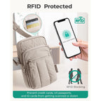 Bagsmart Crossbody Bags For Women, Mini Cell Phone Cross Body Purses Travel Wallet With Rfid Blocking Card Slots