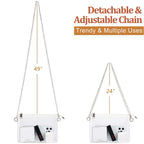 Clear Bag Stadium Approved: Suit For Quick Security Check - Small Transparent Purse For Women