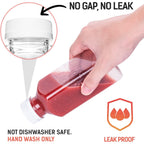 Norcalway Plastic Juice Bottles With Caps, Reusable Juicing Bottles, Clear Drink Containers With Lids For Juicing, Smoothie And Other Beverages - 12Oz 6Pcs