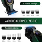 Billar Professional Hair Clipper For Men Hair Cutting Kit Men'S Beard Trimmer Hair Trimmer Shaver Cordless Barber Clippers And Trimmers（Green）