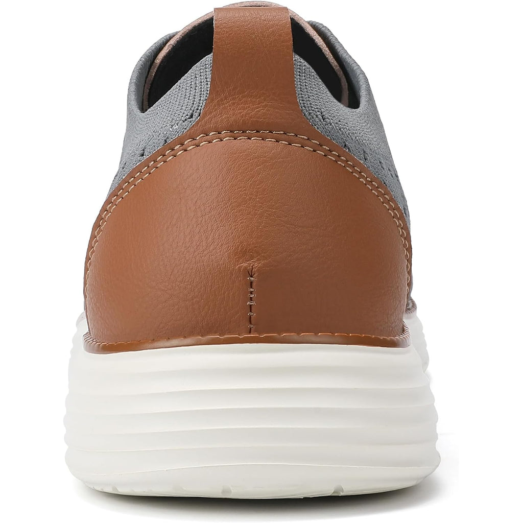 Vilocy Men'S Casual Dress Sneakers Lace-Up Oxfords Business Mesh Breathable Walking Shoes Tennis Comfortable