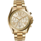 Michael Kors Ladies Mini Bradshaw Watch 36Mm Case Size Quartz Chronograph Movement Stainless Steel Bracelet