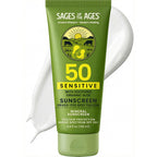 Grass-Fed Tallow Mineral Sunscreen Spf 50 — No White Cast, Non-Nano Zinc Oxide, Reef Safe Uva/Uvb, Water Resistant 80 Min, Moisturizing & Soothing With Aloe Vera, Face & Body