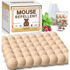 Rodent Repellent 48 Balls, Mouse Repellent Indoor & Outdoor, Mice Repellent With Peppermint Oil, Rat Repellent For House, Garage, Rv, Rodent Deterrent For Attic, Basement & Car