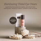 Colleen Rothschild Illuminating Tinted Eye Cream - Instant Brightening Under Anti Dark Circles Treatment With Hyaluronic Acid, Caffeine & Peptides