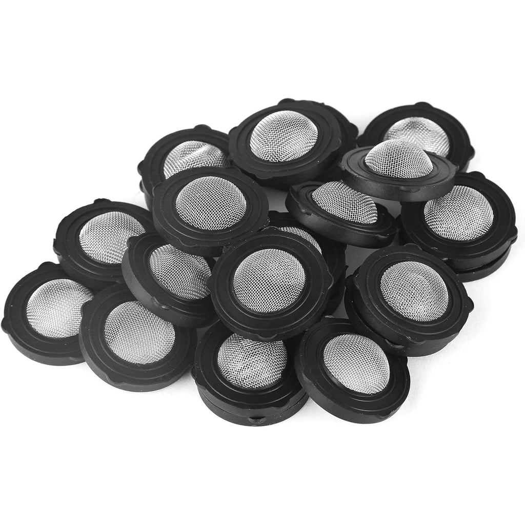 20 Pcs Hose Filter Washers, Garden Hose Filter Gasket Ruber Washers With Stainless Steel Screen, Fittings For 3/4'' Garden Hose Connector & 5/8" Washing Machine