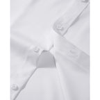 Men'S Dress Shirts Long Sleeve Stretch Wrinkle Free Wedding Formal Business Button Down Shirt