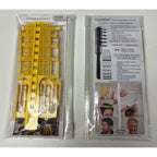 Scissor Clipper Over Comb Hair Cutting Tool - Diy Home Hair Cutting Guide Comb Set (Classic Set, Yellow)