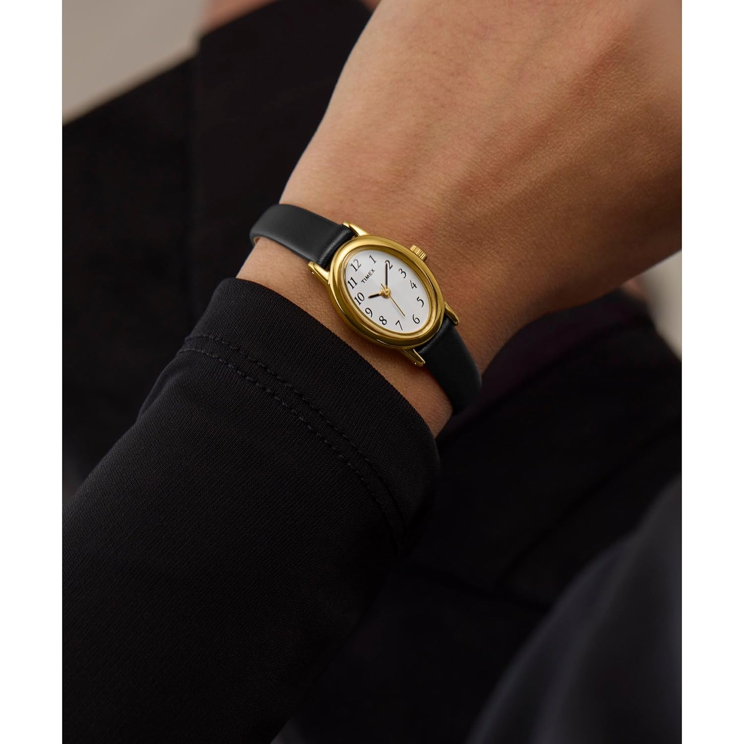 Timex Women's Cavatina Watch - TPearl Dial Gold-Tone Case