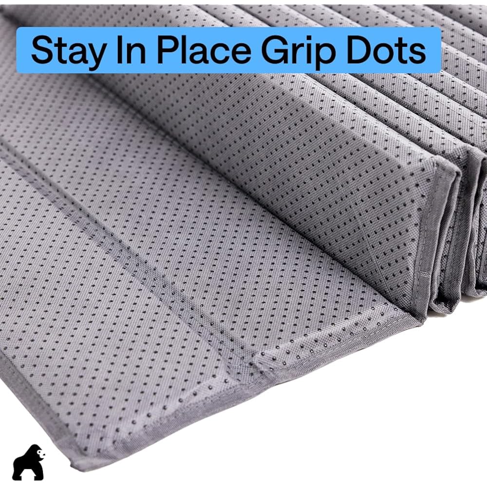 Gorilla Grip Heavy Duty Couch Cushion Support Board To Fix Sagging Sofas, 24 X 54 Wide Loveseat Slip Resistant Thick Boards Add Strong Seat Supports, Replacement Stuffing Firmer Couches, Grey
