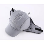 Home Prefer Waterproof Mens Faux Fur Trooper Trapper Hat Hunting Warm Winter Hat with Ear Flaps Visor Face Mask
