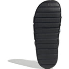 Adidas Unisex-Adult Adilette Clog 2.0, Black/White/Black, 10