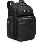 Briggs & Riley Large Cargo Backpack For Women & Men - Laptop Backpack, For Work & Travel, Spacious & Durable, Padded Straps, Fits Up To 17" Laptop - @Work Collection, Black