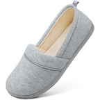 Hometop Women'S Comfy Loafer Slippers Lightweight Memory Foam Non-Slip Indoor House Shoes