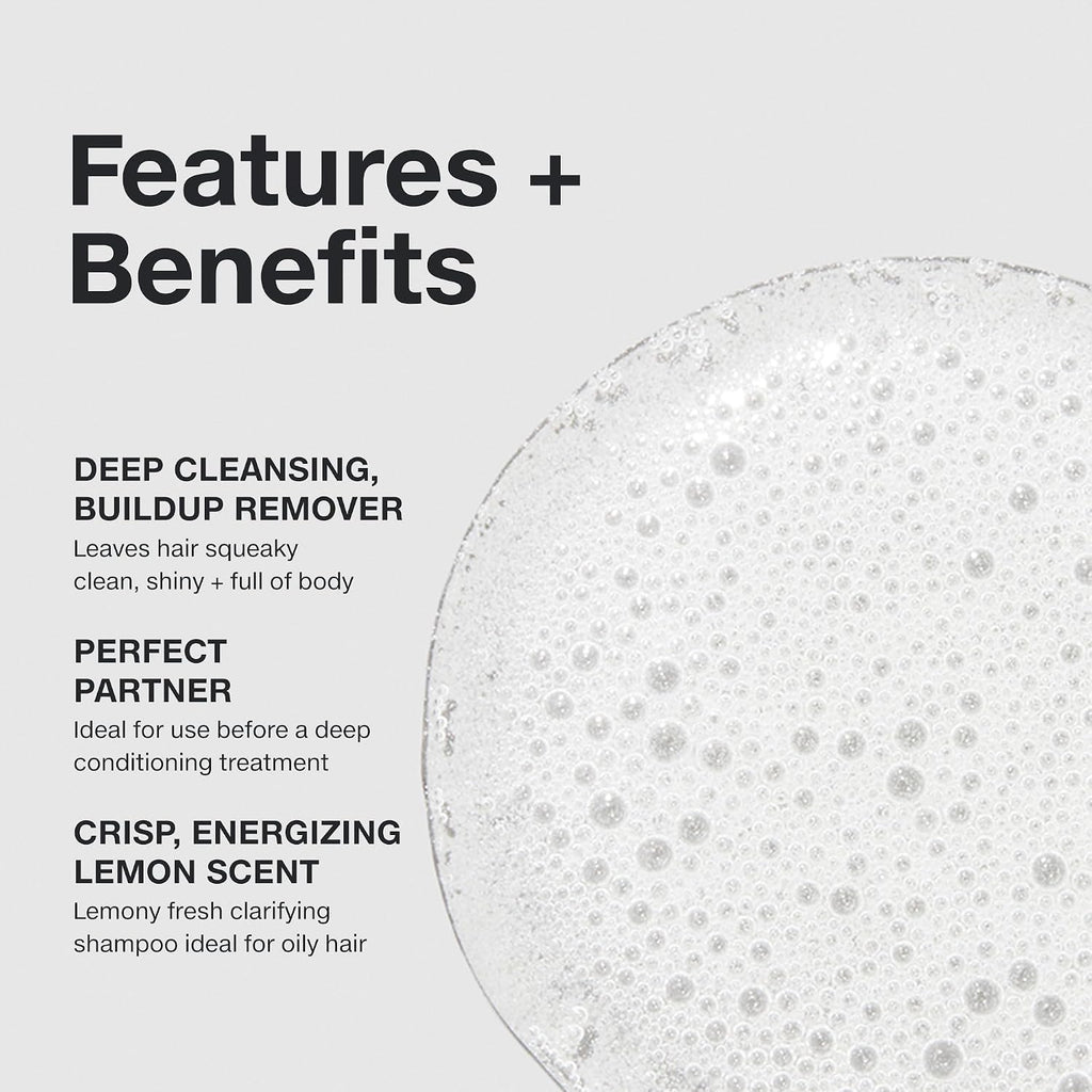 Paul Mitchell Shampoo Two, Clarifying Shampoo, Deep Cleanses + Removes Buildup, For All Hair Types, Especially Oily Hair