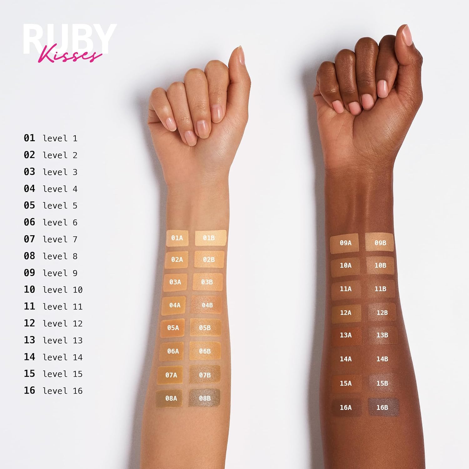 Ruby Kisses 3D Face Creator Cream Foundation & Concealer, 12 Hours Long Lasting, Medium to Full Coverage, Non-Greasy, Ideal for Makeup & Contour Palette (Level 14)