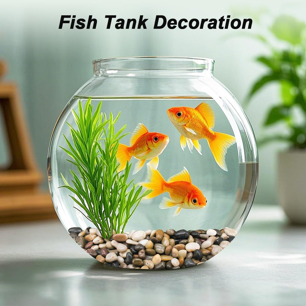 River Rocks, Decorative Ornamental Pebbles,Garden Landscaping Stones | Gravel Filler For Home Decoration Flower Bed Fish Tank Plants Vases Succulents