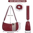 Shoulder Bags For Women Y2K Purse And Handbags Retro Studded Crossbody Bag Small Shoulder Purse Leather Hobo Handbag