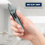 Wahl Clipper Battery Operated, Precision Ear and Nose Hair Trimmer for Men, Hygienic Nose Trimmer with Rinseable Blade for Easy Cleaning, Perfect for Travel – Model 3026462