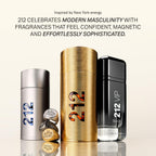 Carolina Herrera 212 Vip Black Men Eau De Parfum, Launched In 2017, Multi, 3.4 Fl Oz