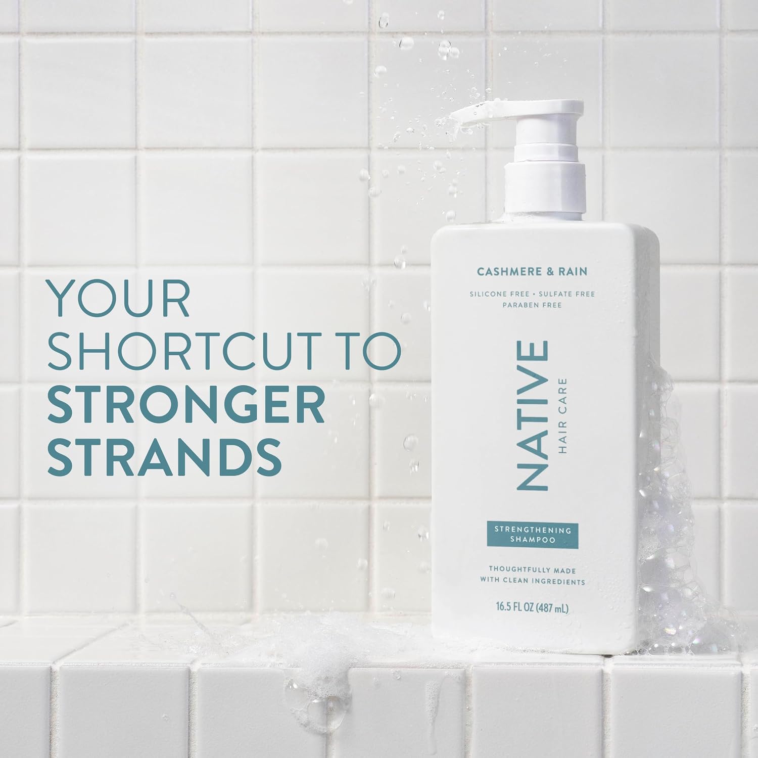 Native Strengthening Shampoo Cashmere & Rain 16.5 Fl Oz.