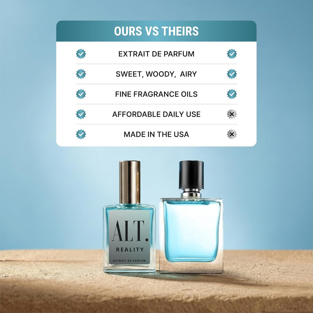 Alt. Fragrances Reality – Inspired By Imagin.Ation Perfume For Men, Extrait De Parfum, Long Lasting Citrus Ginger Fragrance, Fresh Spicy Scent, Travel Size Luxury Men'S Fragrances, 100Ml