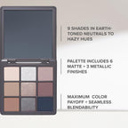 Anastasia Beverly Hills Mini Eyeshadow Palette - High-Pigment Travel-Size Artistry Palette Featuring Portable Luminous Metallics And Warm Neutrals