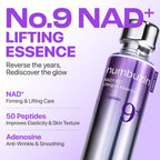 numbuzin No.9 NAD+ Peptide Lifting Serum for Face and Body, Firming & Wrinkles, 50 Peptide Essence for Sagging Skin, Fine Lines & Elasticity, Hydrating & Tightening Formula, Korean Skincare 1.69 fl oz