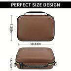 Barber Case For Hair Clippers Cutting Supplies, Trimmer Accessories Organizer For Wahl/For Ufree/For Andis Men Women Razor Grooming Kits, For Oneisal Dog Shaver- Travel Bag Only (Brown)