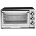 Cuisinart Custom Classic Toaster Oven Broiler, 1800 Watt Countertop Toaster Oven to Bake, Broil, and Toast, Non-Stick Interior, Consistent Toast Control, Brushed Stainless Steel/Black, TOB-40N