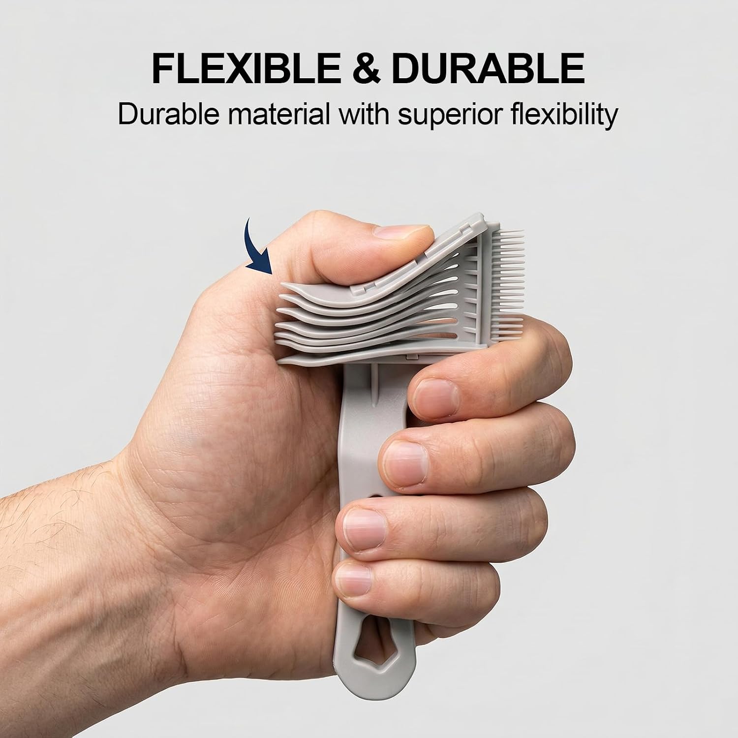 4-In-1 Detachable Detachable Blend Friend Fade Comb, White Barber Haircut Tool For Hair Cutting