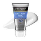 Neutrogena, Sport Face Sunscreen Spf 70+, Oil-Free, Sweat And Water-Resistant, Broad-Spectrum Uva/Uvb, 2.5 Fl Oz