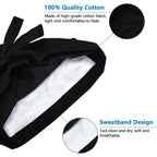 Fesciory Adjustable Working Caps With Button & Sweatband, Women Ponytail Pouch Hats, Long Hair