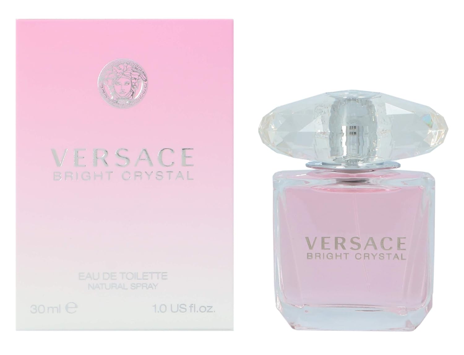 Versace Bright Crystal By Gianni Versace For Women, Eau De Toilette Spray, 1-Ounce Bottle