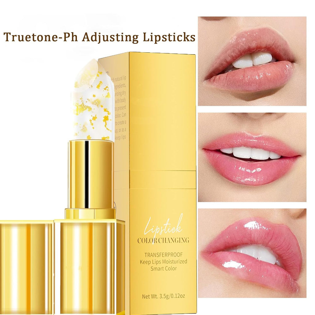 1PCSCoellyo Lipstick, True Tone Ph Adjusting Lipstick for Women,Clear lip stick That Changes Color,Long Lasting 24 Hours Moisturizing (1PCS)