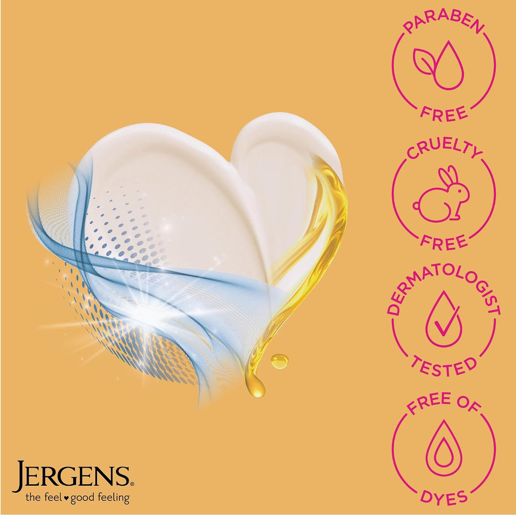 Jergens Skin Firming Lotion For Dry To Extra Dry Skin, Body Lotion With Collagen And Elastin Moisturizer, Tightening Cream For Body, Smoothes And Tones, Dermatologist Tested, 16.8 Oz