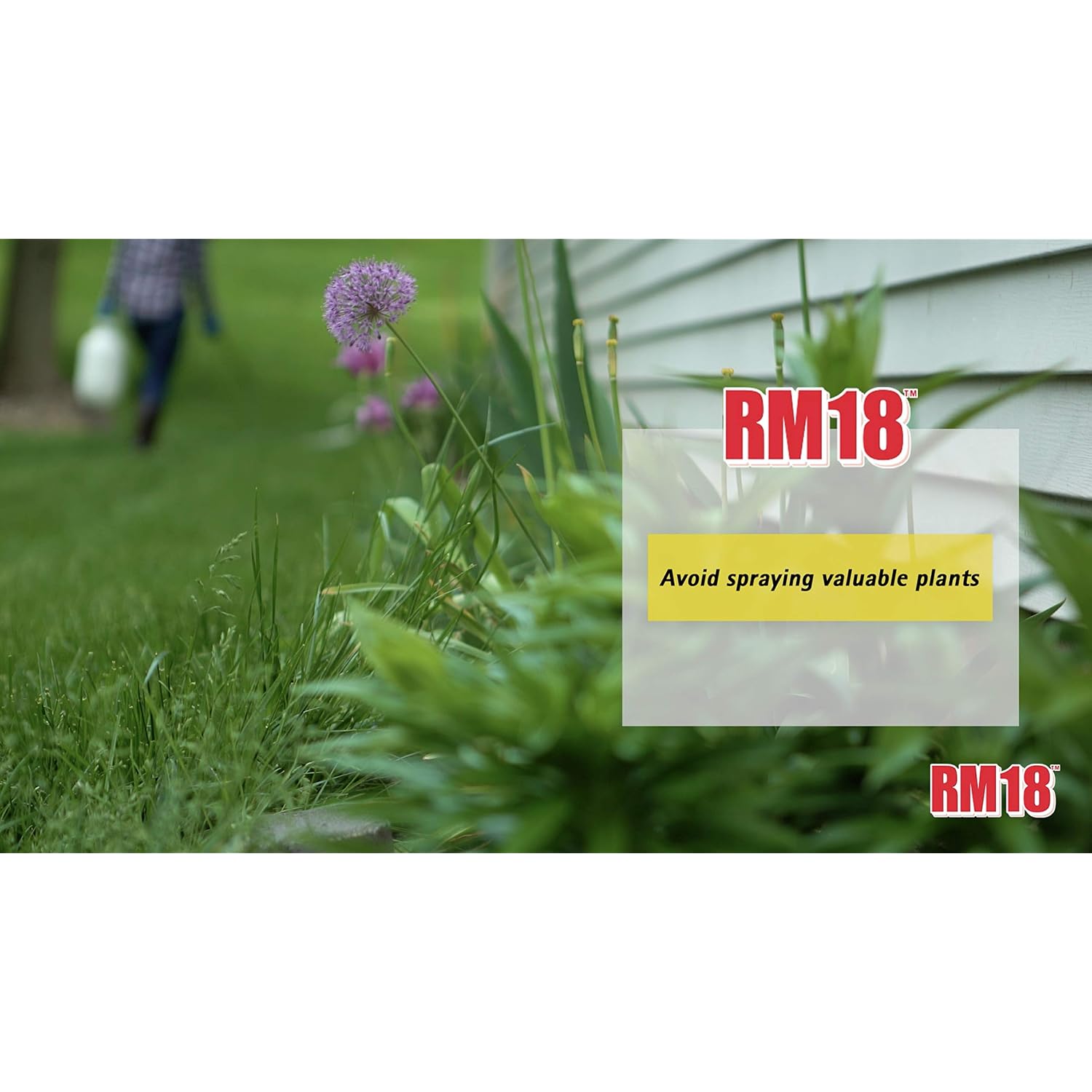 Rm18 Fast-Acting Weed & Grass Killer Herbicide, Spray, 1-Gallon