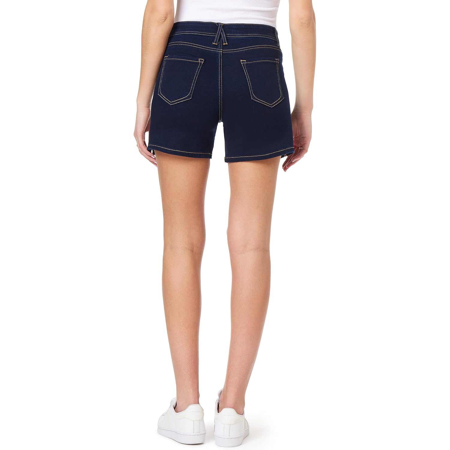 Angels Forever Young Women's 360 Sculpt 5" and 7" Inseam Mid Thigh Denim Shorts, Sizes 6-16