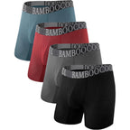 Bamboo Cool Men'S Ultra Breathable Underwear Mesh Boxer Briefs With Fly, Soft Waistband,No Ride Up,Multipack
