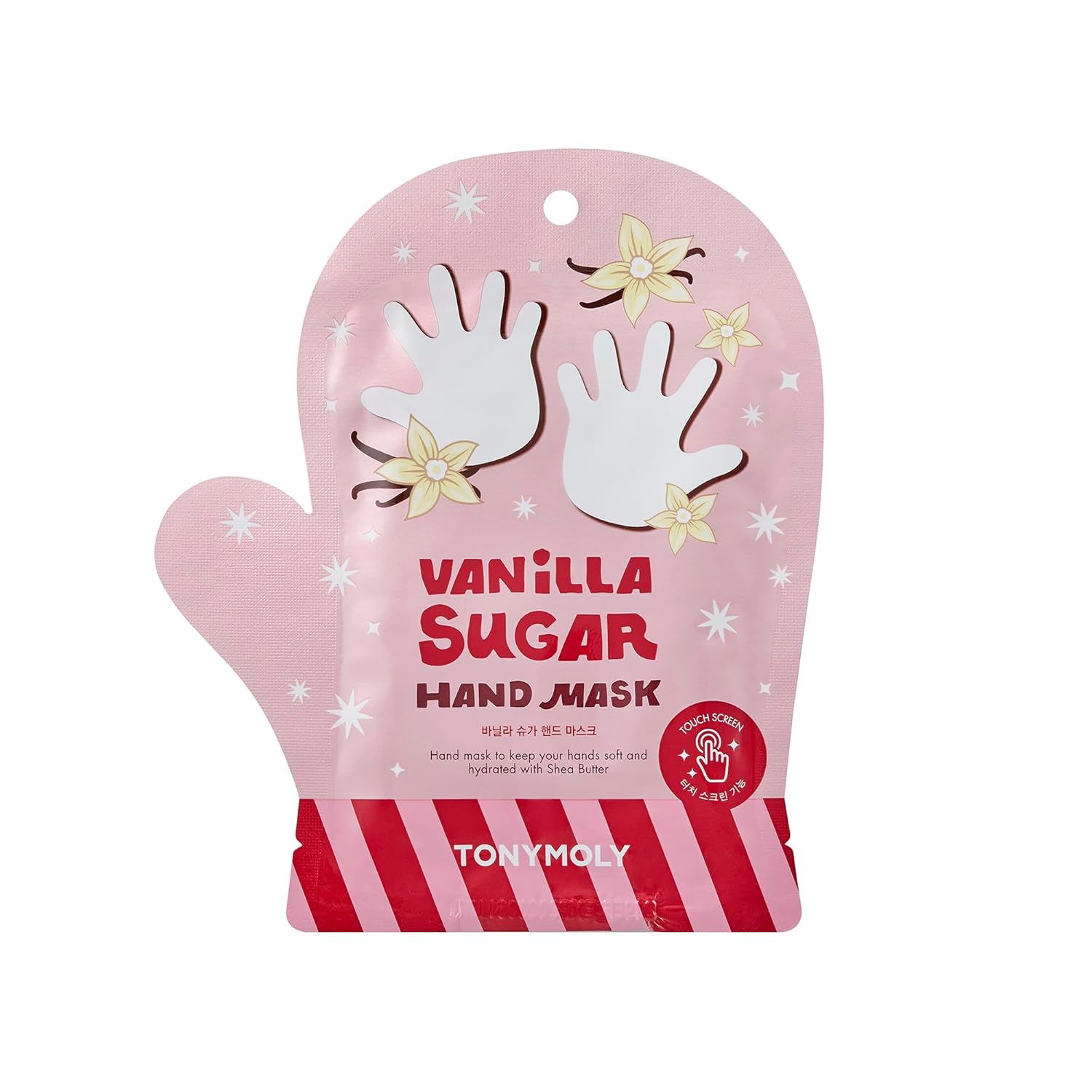 TONYMOLY Vanilla Sugar Hand Mask – Hydrating Glove Treatment with Nourishing Essence for Soft, Smooth Hands – Touchscreen-Friendly, 20-Minute Moisturizing Spa Mask & Self-Care Gift