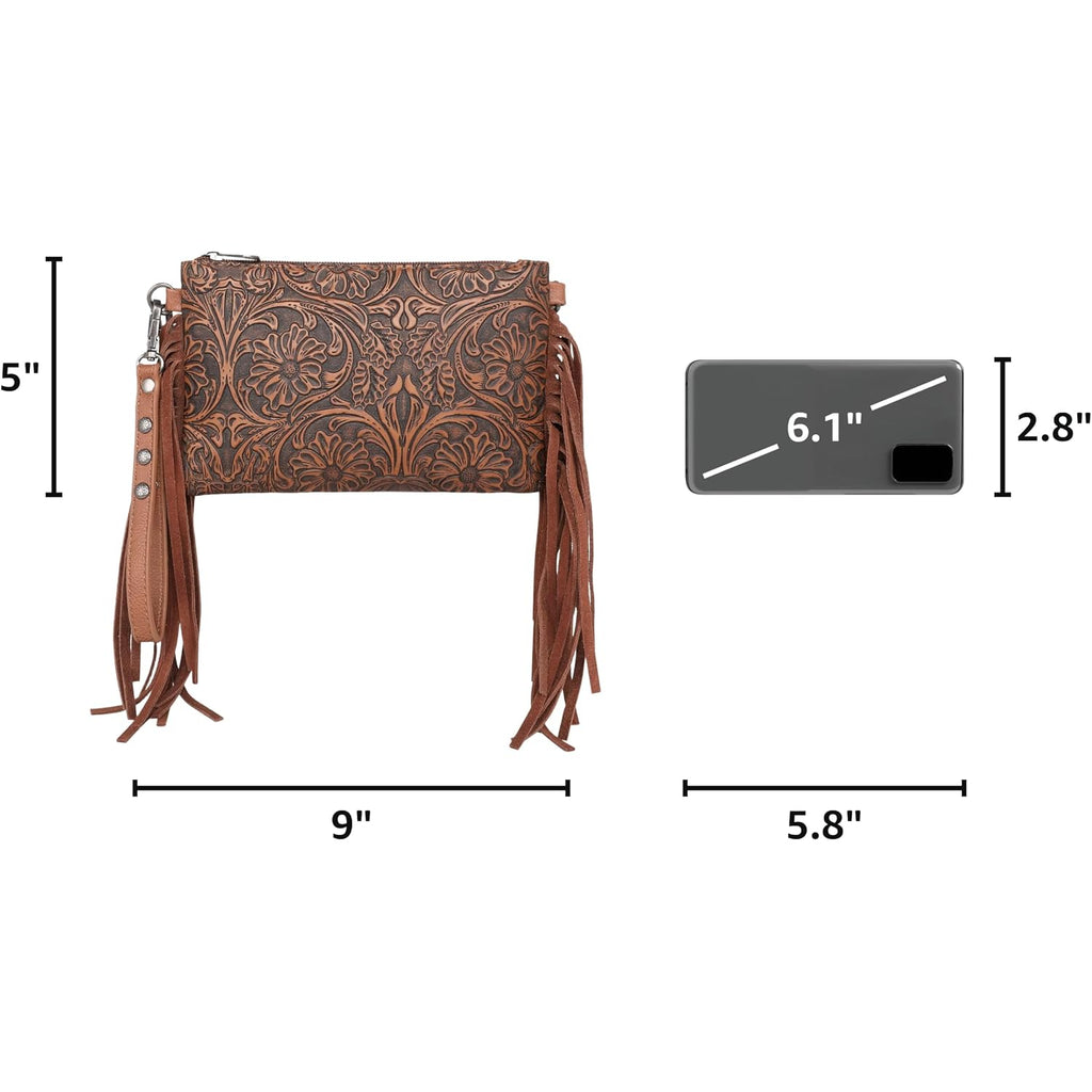 Montana West Western Purse For Women Crossbody Bag Wristlet Clutch Purse