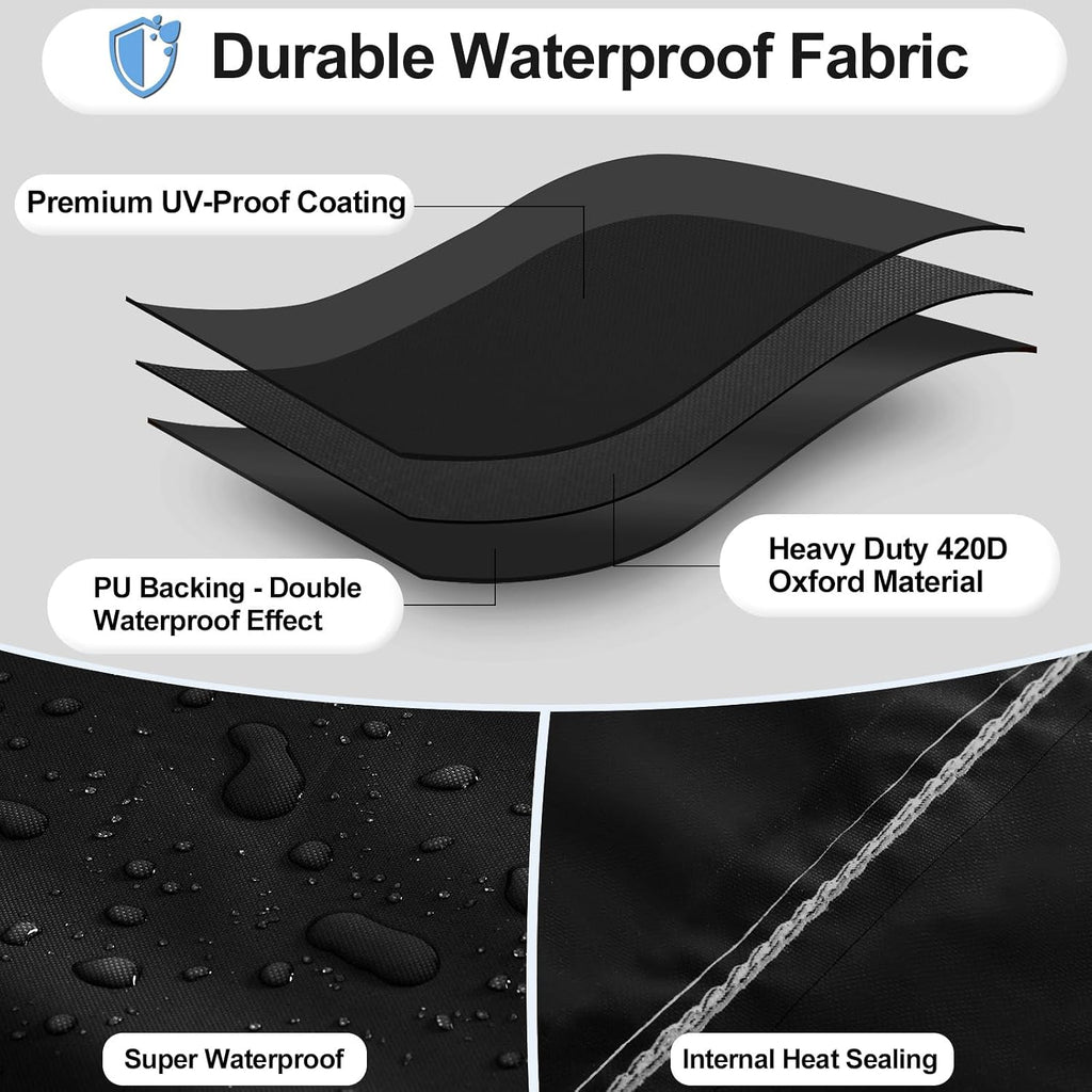 Waterproof Patio Heater Covers With Zipper And Storage Bag,
