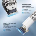 Bestbomg® Hair Clippers For Men Professional, Hair Clipper, Beard Trimmer & Electric Shaver Kit, Zero-Gapped T-Blade Barber Grooming Kit, Led Display, Rechargeable, Gifts For Men