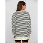 Women's Long Sleeve Crewneck Sweatshirt Lightweight Basic Soft Loose Pullover Sweatshirts