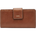 Fossil Women's Logan Leather Wallet RFID Blocking Tab Clutch