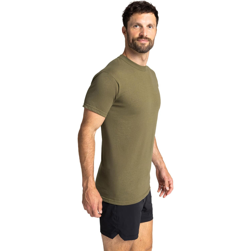 Soffe Men'S 3 Pack - Usa Poly/Cotton Military Tee